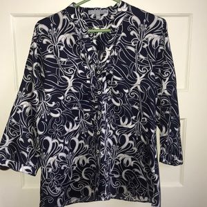Foxcroft Shaped Fit Blouse